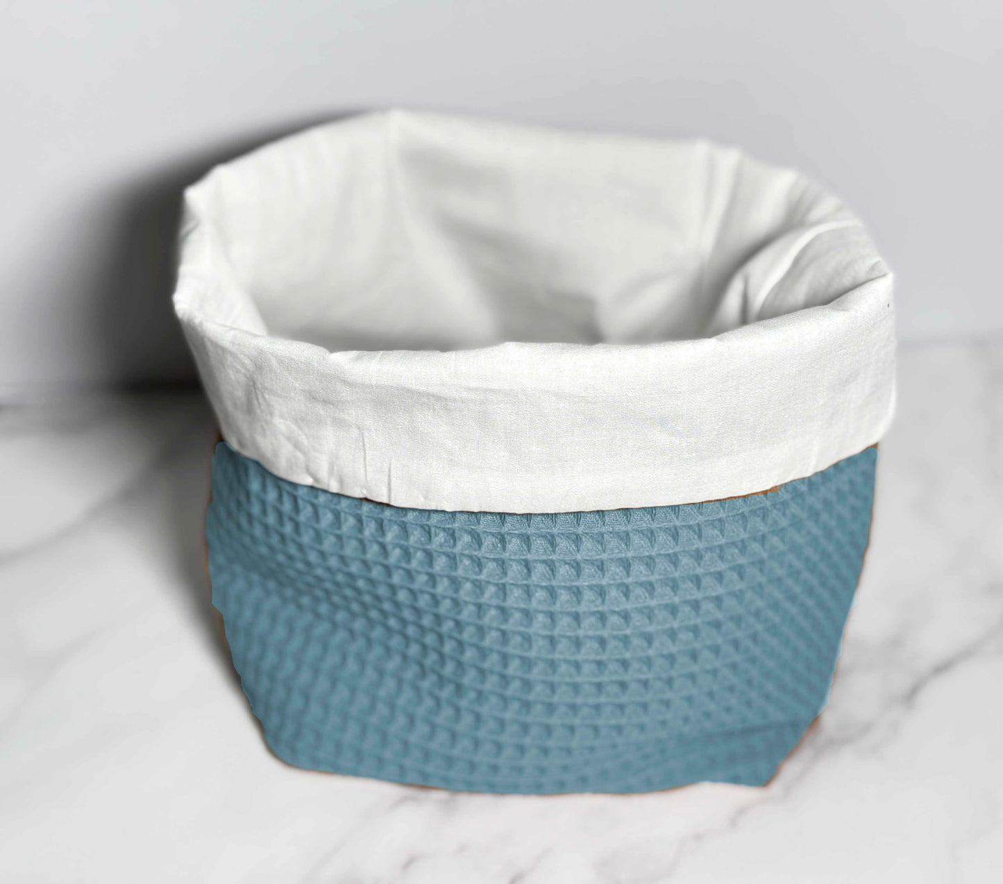 Opbergmand | Commodemandje Wafel blauw