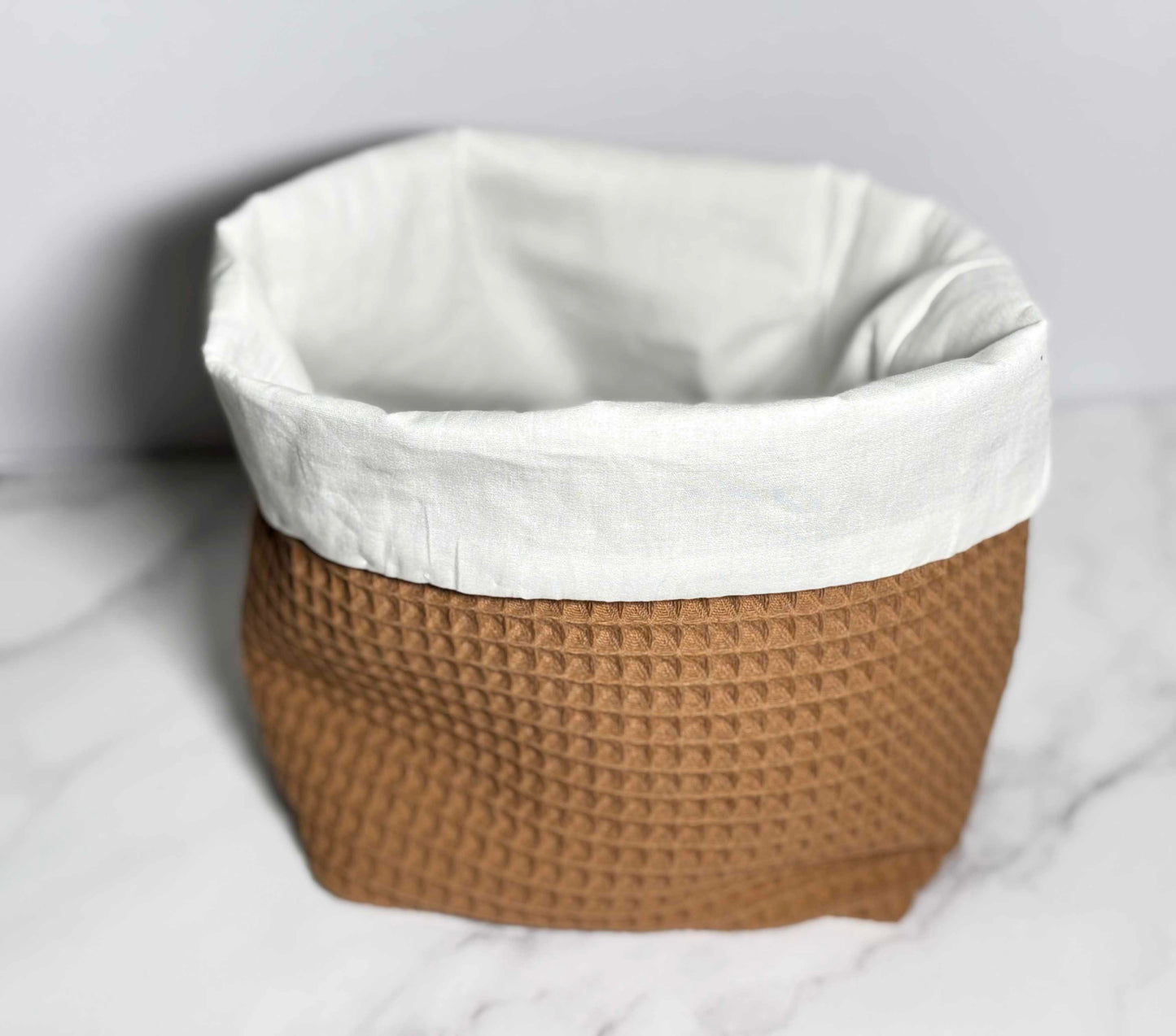 Opbergmand | Commodemandje Wafel Bruin