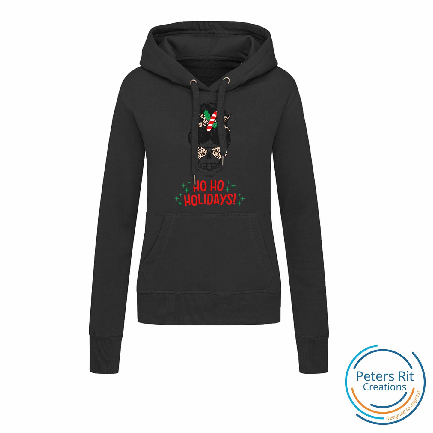 Dames sweatshirt hoodie | GIRL HO HO HOLIDAYS