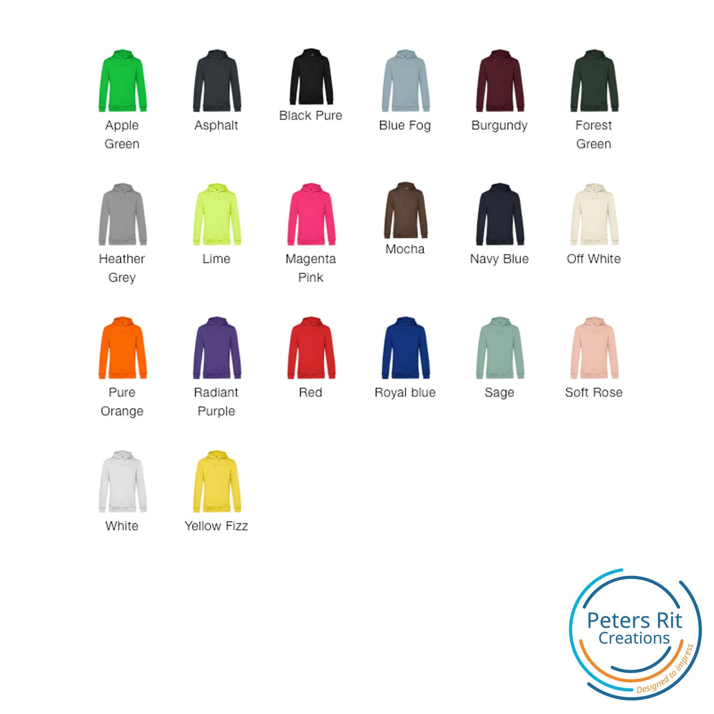 Heren hoodie | JOUW AFBEELDING, LOGO OF TEKST