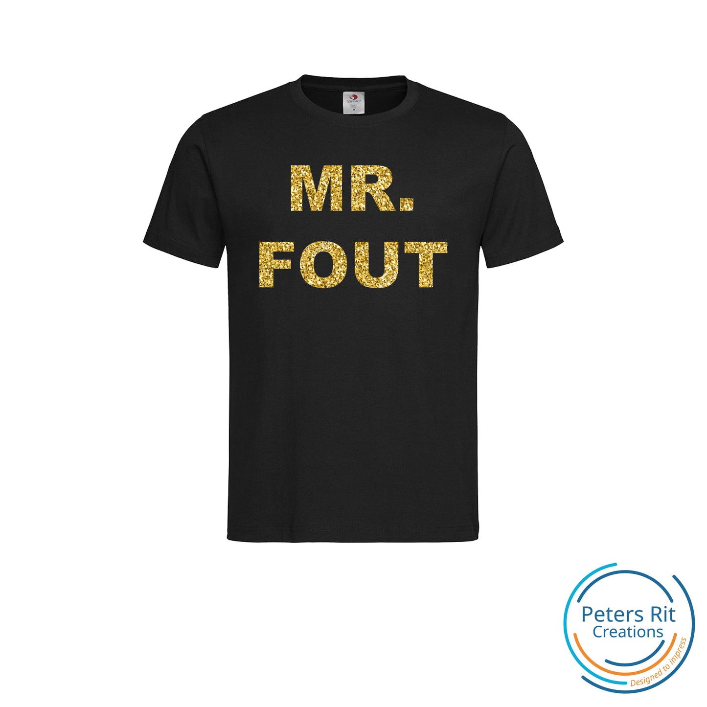 Heren T-shirt R-hals korte mouwen | MR. FOUT
