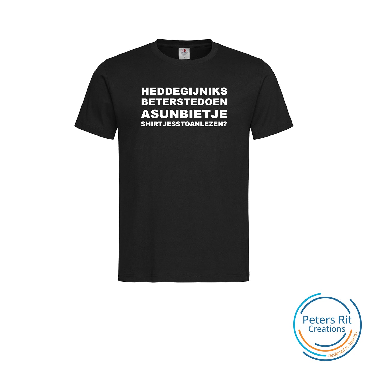 Heren T-shirt R-hals korte mouwen | SHIRTJES LEZEN