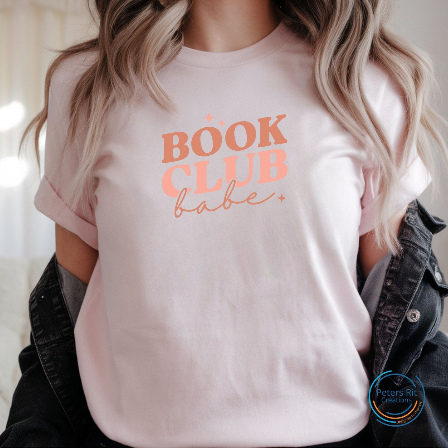 Dames T-shirt R-hals korte mouw | BOOK CLUB BABE