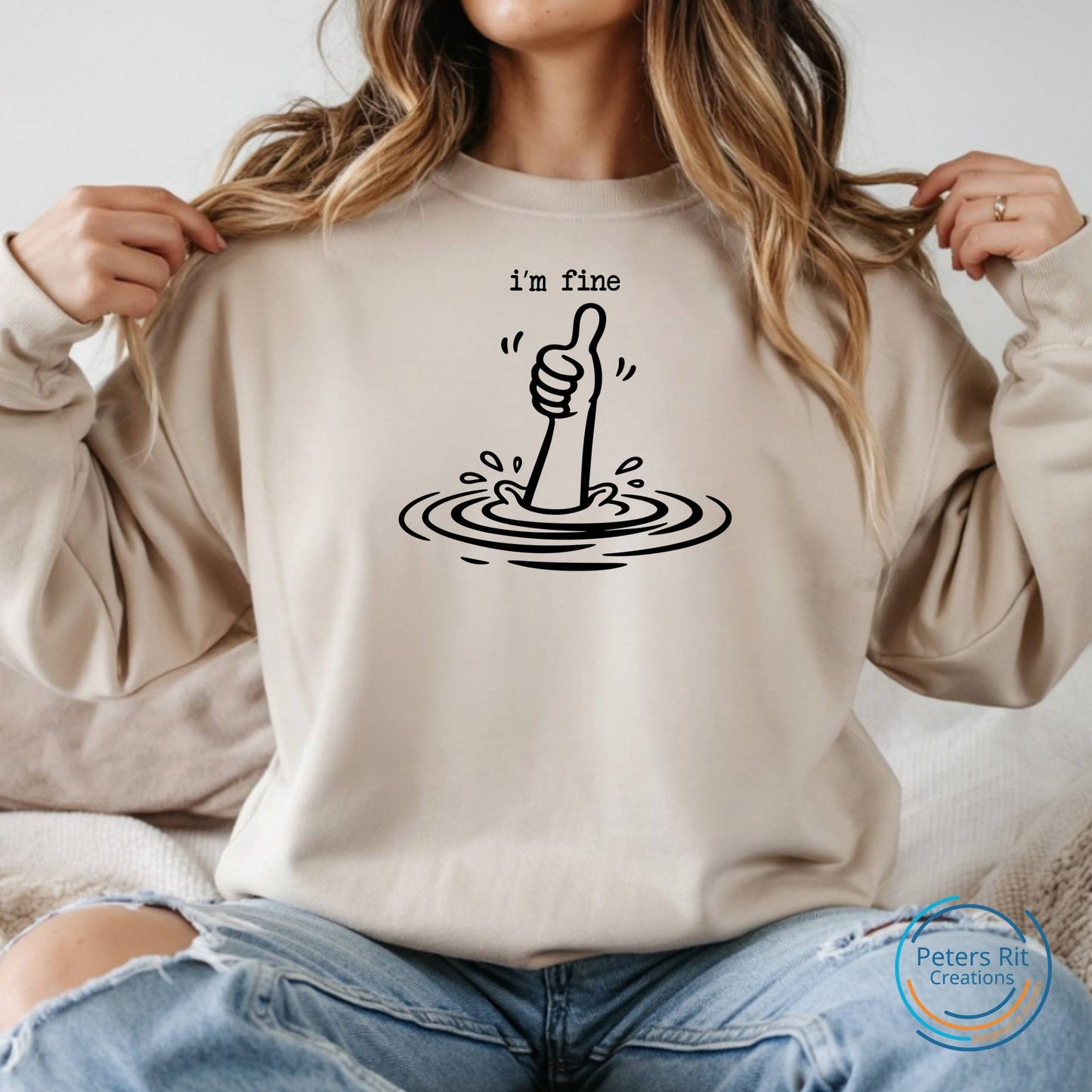 Sweatshirt unisex | I'M FINE