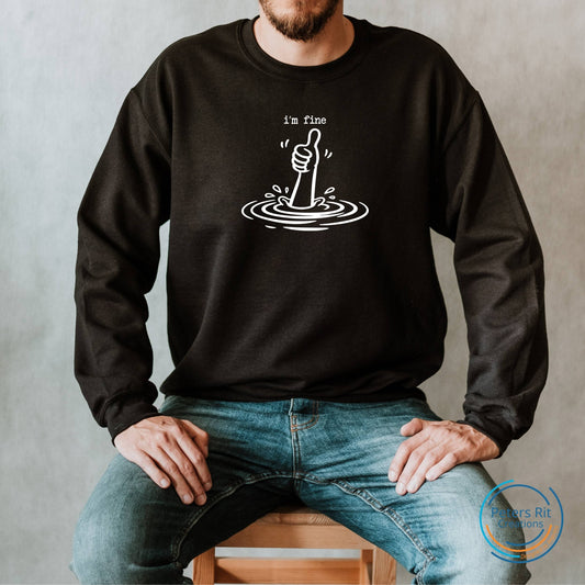 Sweatshirt unisex | I'M FINE