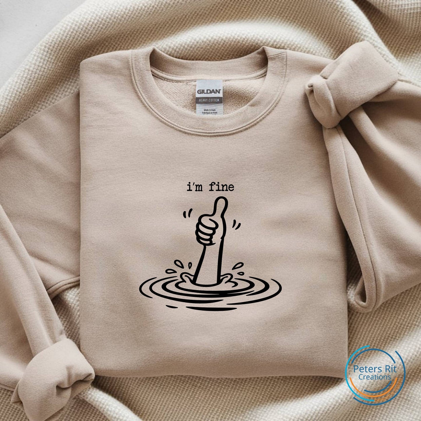 Sweatshirt unisex | I'M FINE