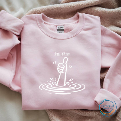 Sweatshirt unisex | I'M FINE