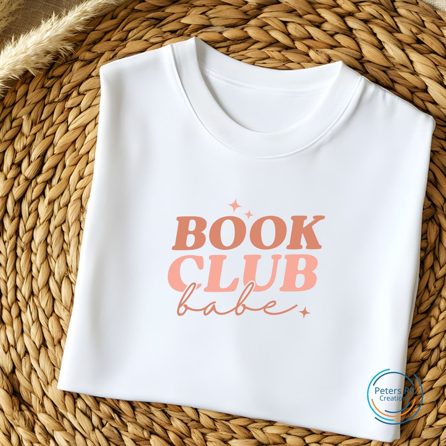 Dames T-shirt R-hals korte mouw | BOOK CLUB BABE