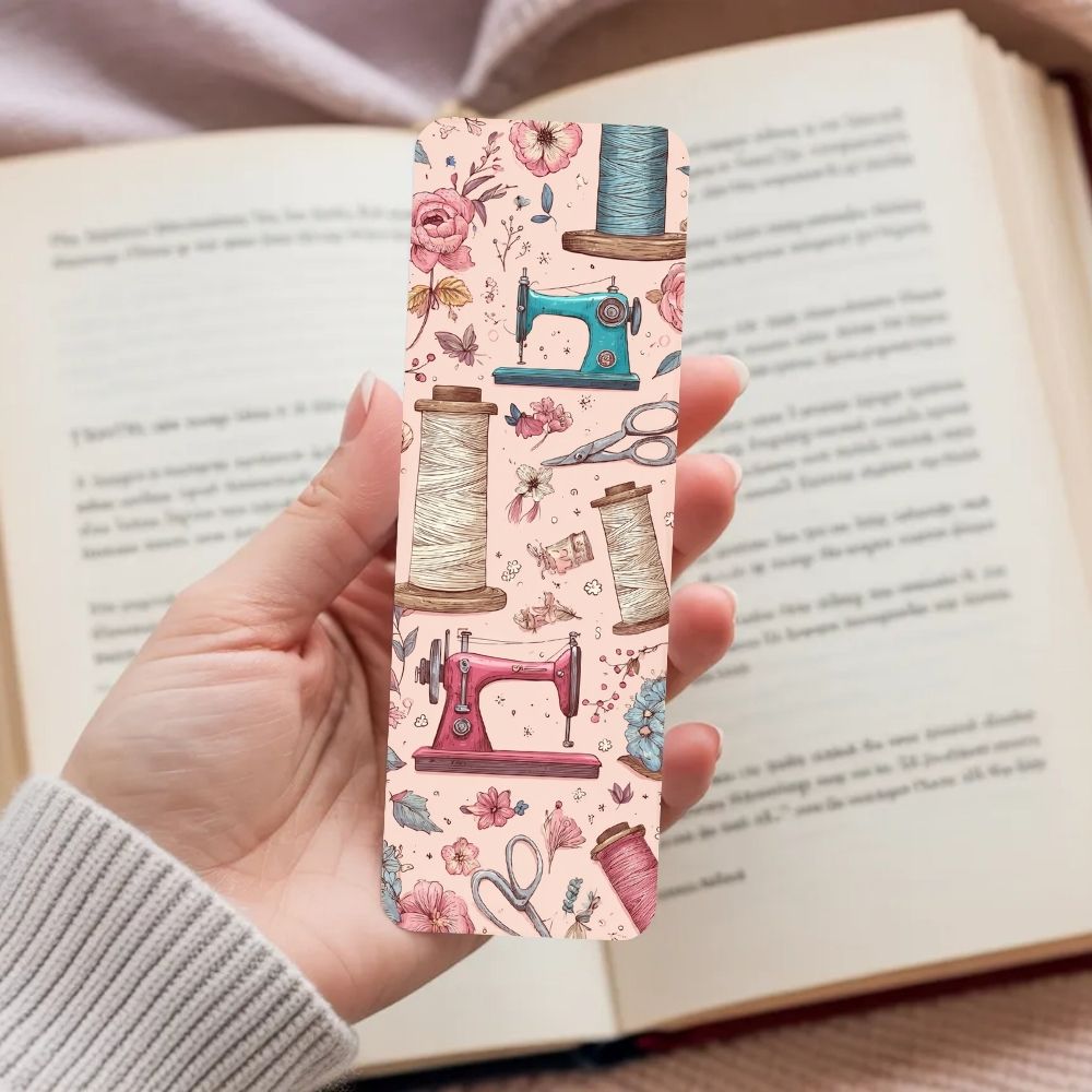 Boekenlegger | Naaien creatief roze