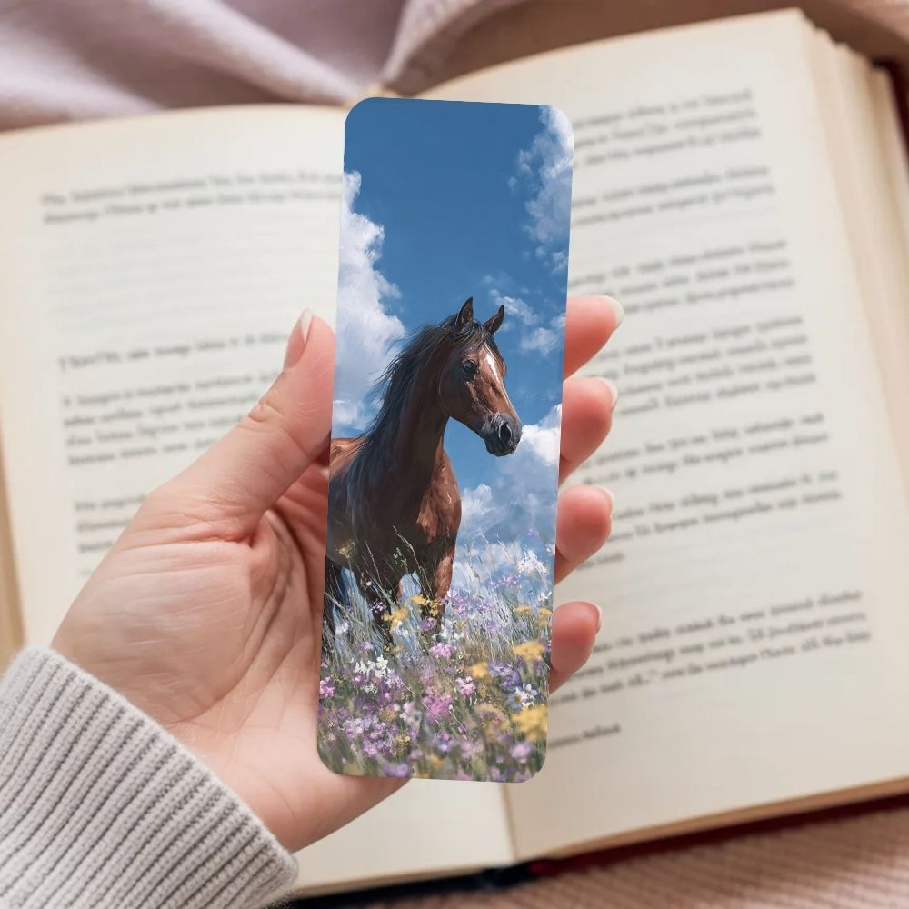 Boekenlegger | set paarden