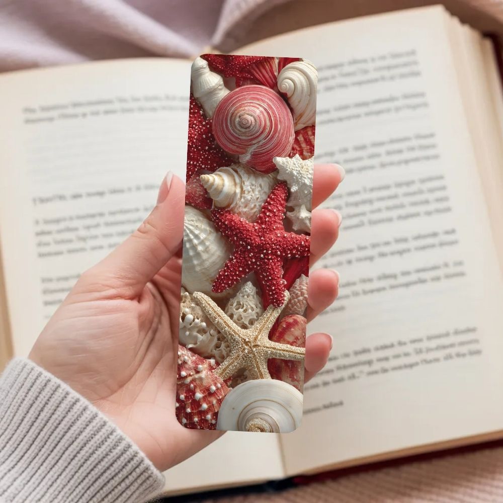 Boekenlegger | Schelpen en zeesterren