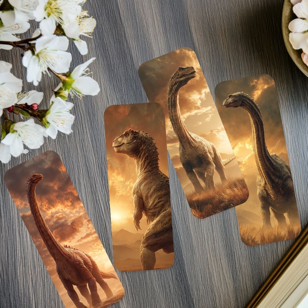 Boekenlegger | set dino's