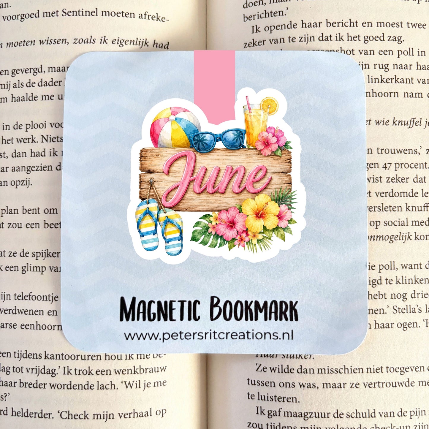 Boekenlegger magneet | June