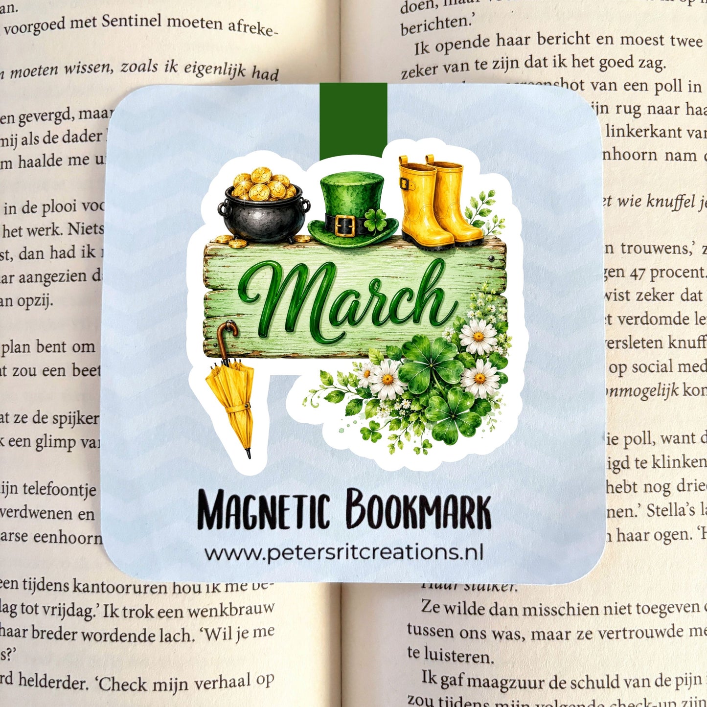 Boekenlegger magneet | March