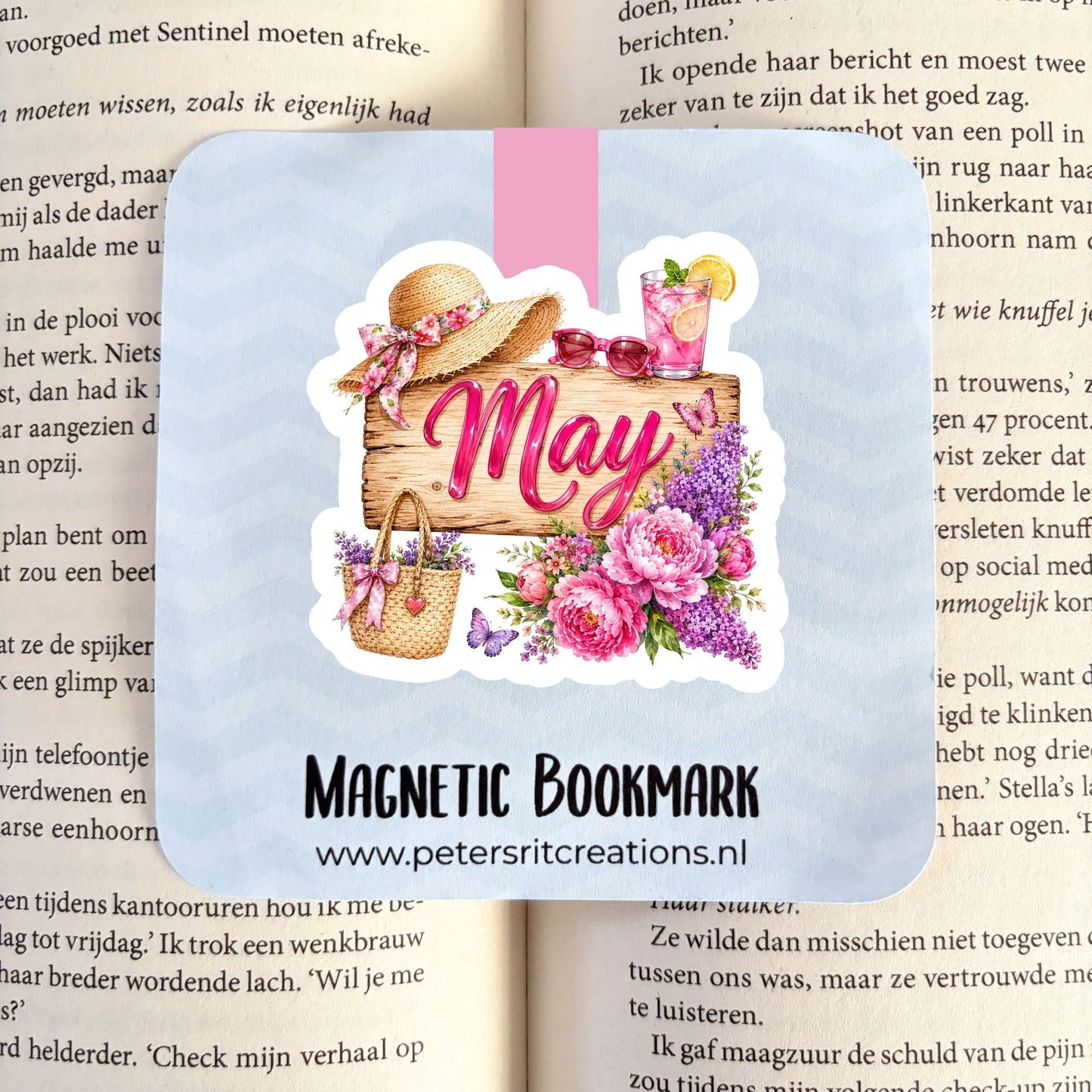 Boekenlegger magneet | May