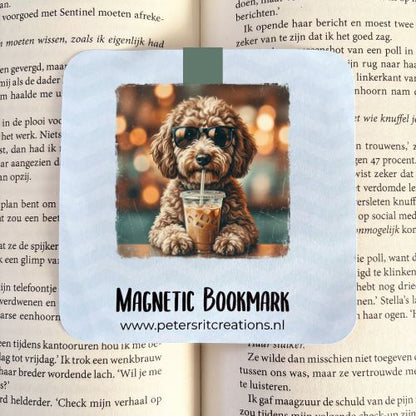 Boekenlegger magneet | Cool dog