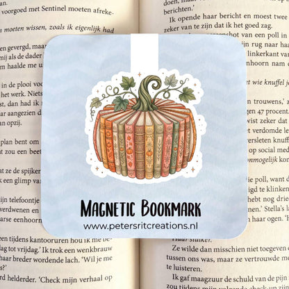 Boekenlegger magneet | Pompoen van boeken