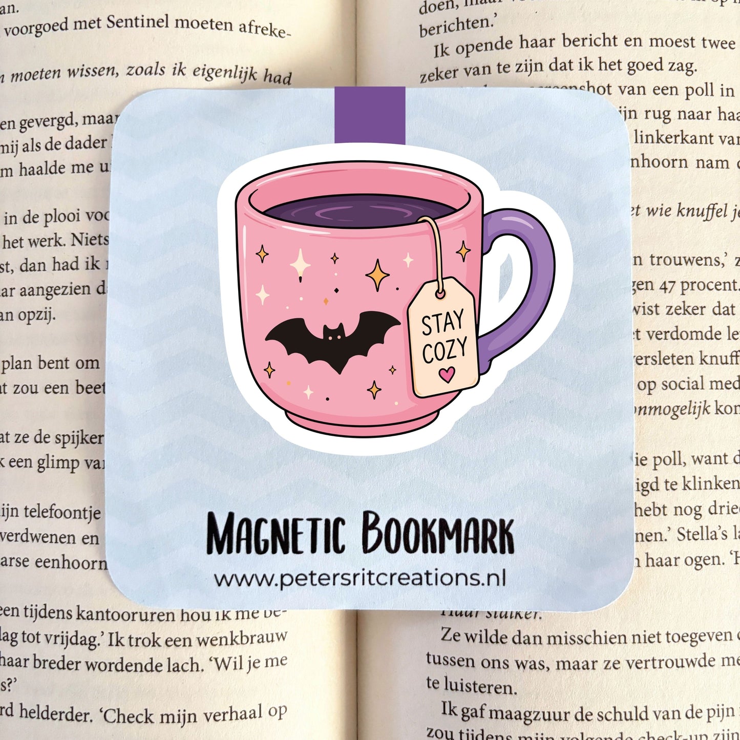Boekenlegger magneet | Stay cozy mok