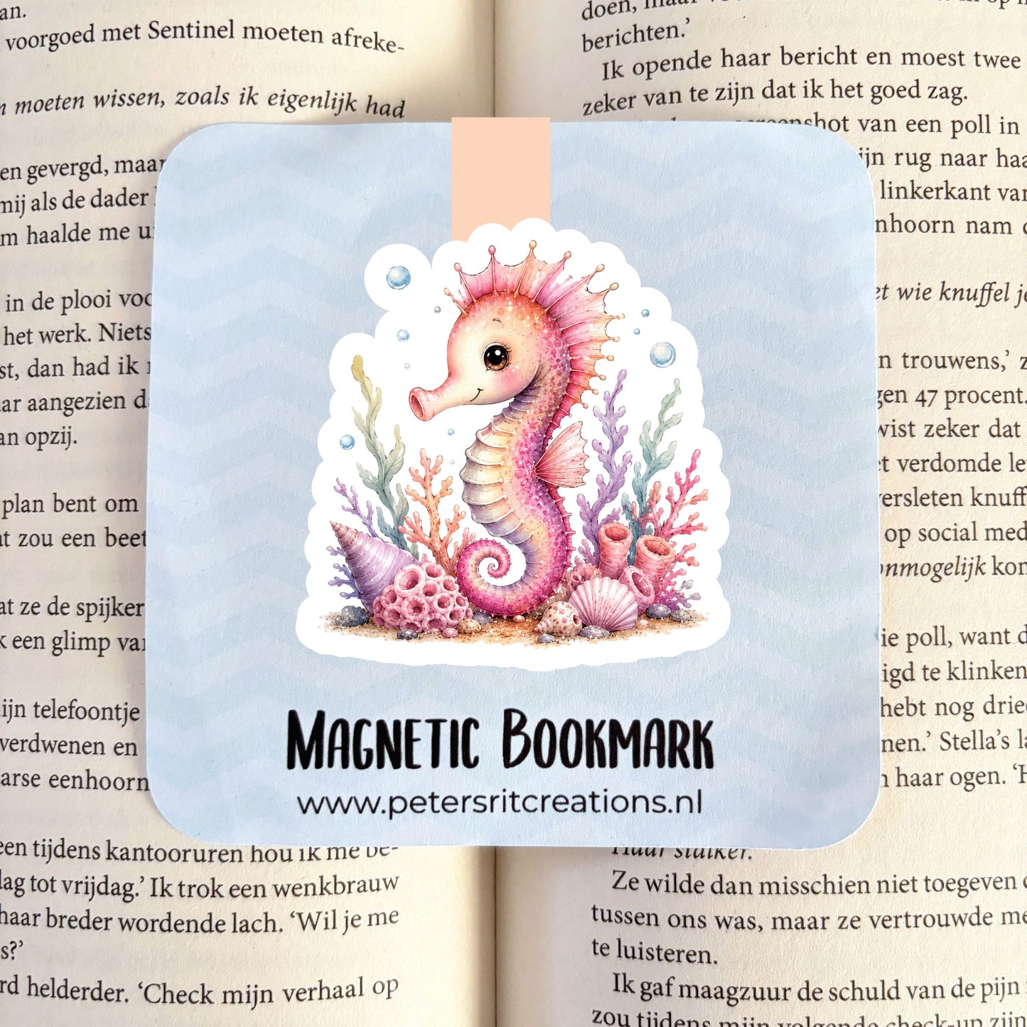 Boekenlegger magneet | Zeepaardje