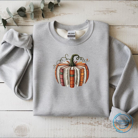 Sweatshirt unisex | HALLOWEEN FALL BOOK PUMPKIN