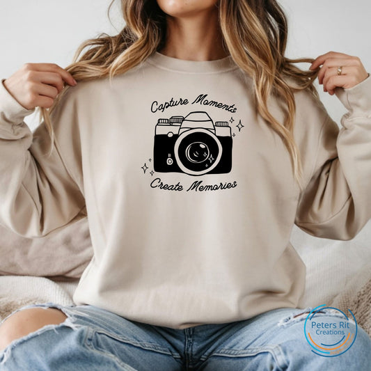 Sweatshirt unisex | CAPTURE MOMENTS CREATE MEMORIES
