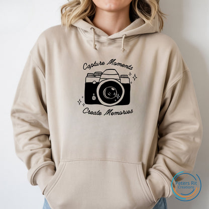 Hoodie unisex | CAPTURE MOMENTS CREATE MEMORIES