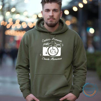Hoodie unisex | CAPTURE MOMENTS CREATE MEMORIES