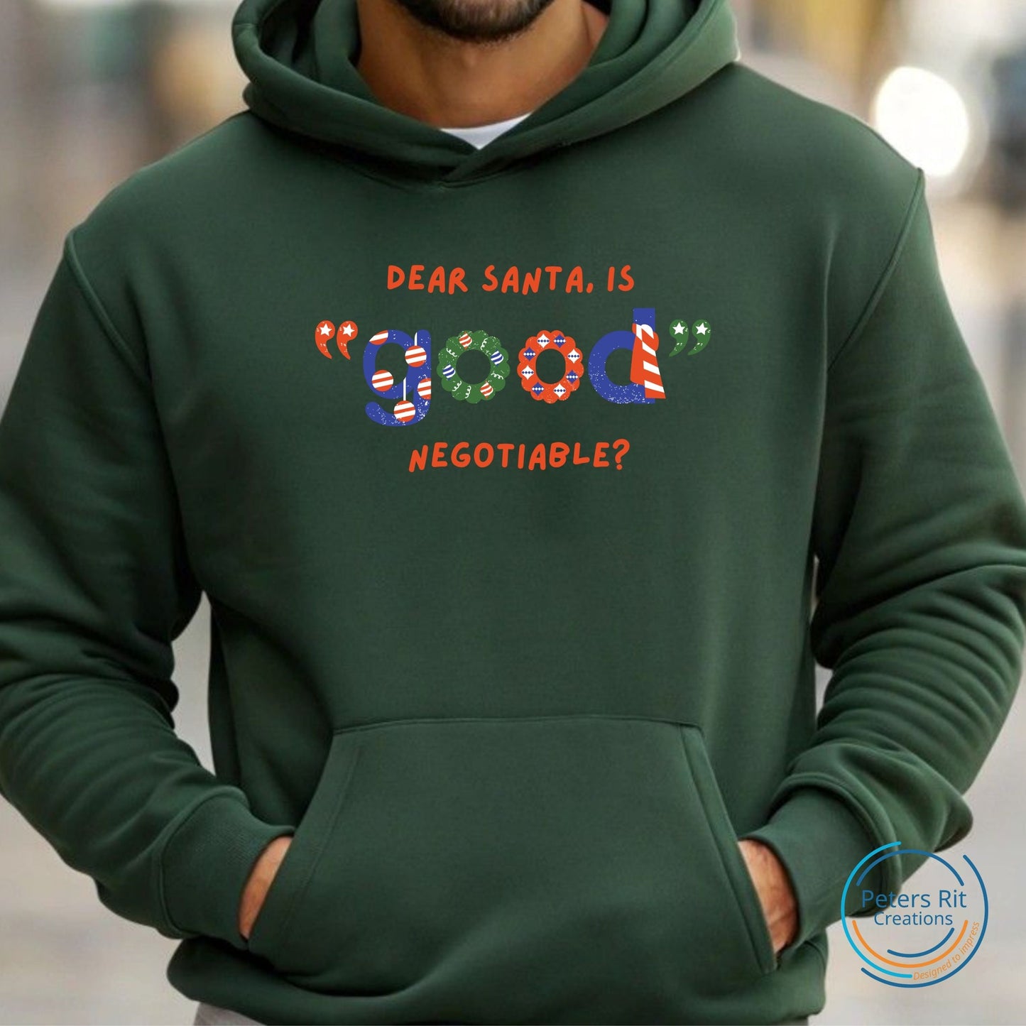 Hoodie unisex | SANTA IS GOOD NEGOTIABLE