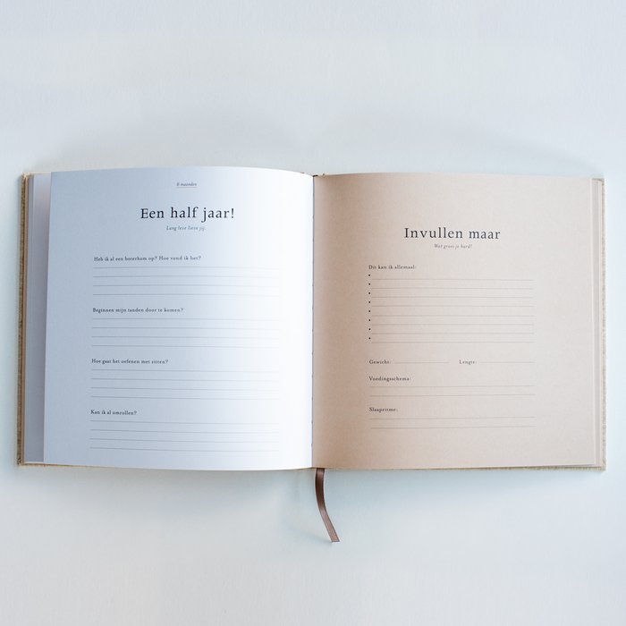 Invulboek baby | EERSTE JAAR herinneringsboek