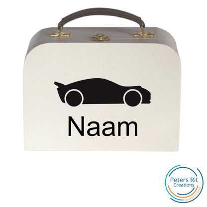 Koffer hout | AUTO MET NAAM