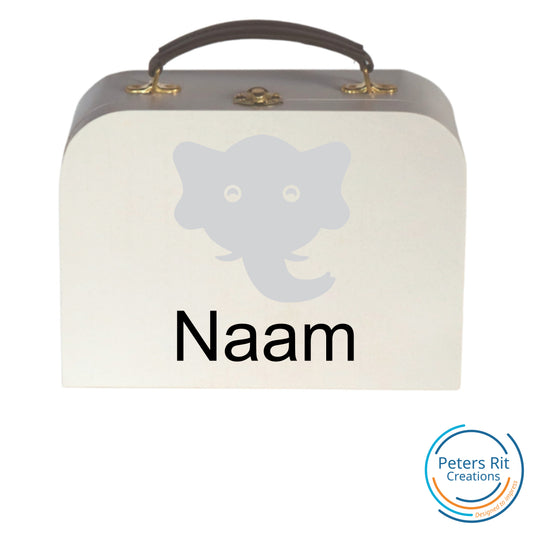 Koffer hout | OLIFANT MET NAAM