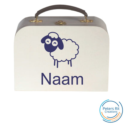 Koffer hout | SCHAAP MET NAAM