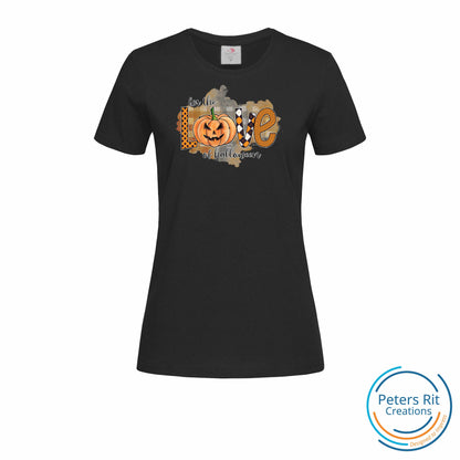 Dames T-shirt R-hals korte mouw | FOR THE LOVE OF HALLOWEEN