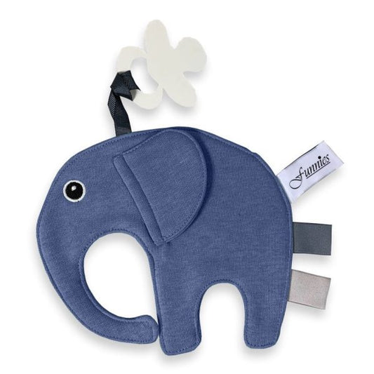 Tutpop Olifant | SILK BLUE met NAAM