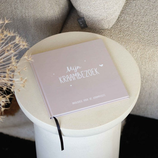Invulboek baby | KRAAMBEZOEK beige