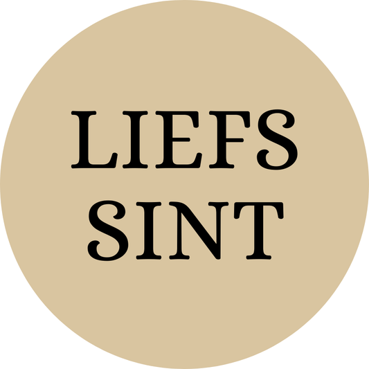 Sticker rond | LIEFS SINT (per 5 stuks)