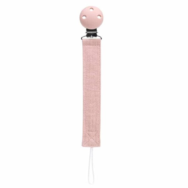 Speenkoord met clip | Rose pink