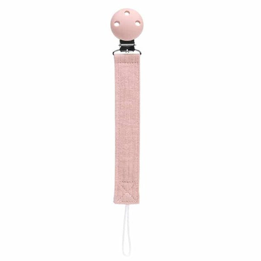 Speenkoord met clip | Rose pink