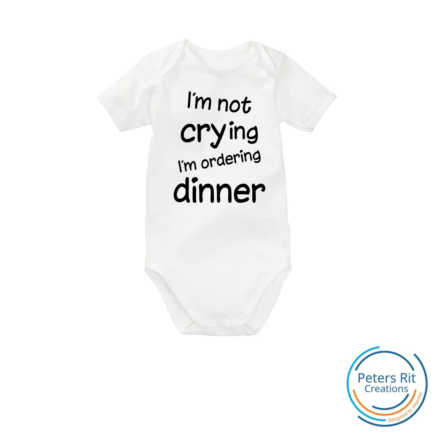 Romper korte mouw | NOT CRYING ORDERING DINNER