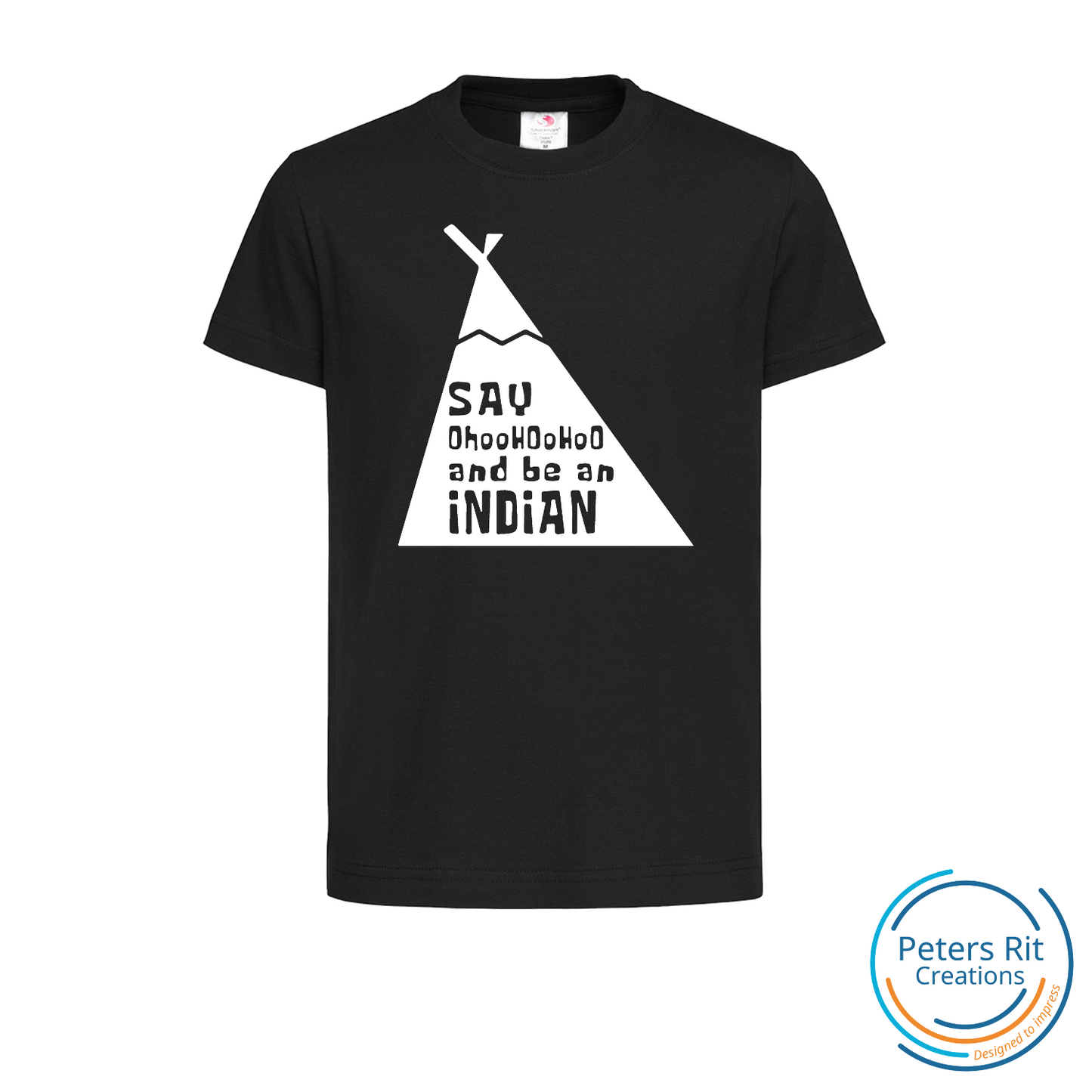 Kinder T-shirt korte mouwen | BE AN INDIAN